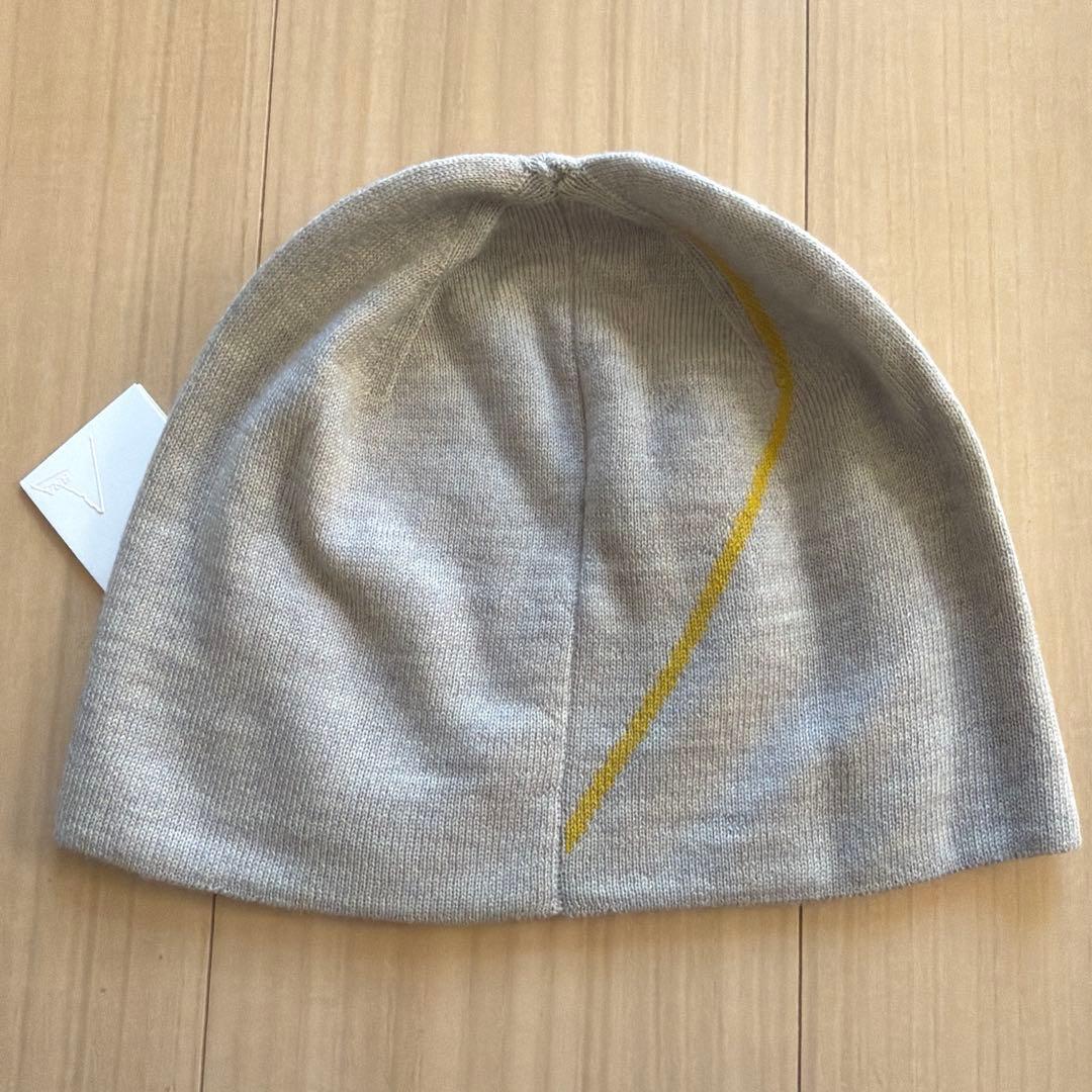 ROA ロアLogo Beanie ウールニットキャップ グレー ビーニー