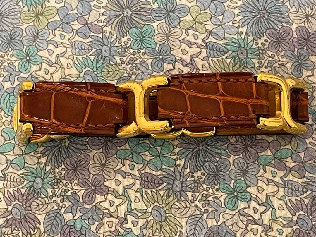 HERMÈS ブラウンレザーブレスレット（箱なし）