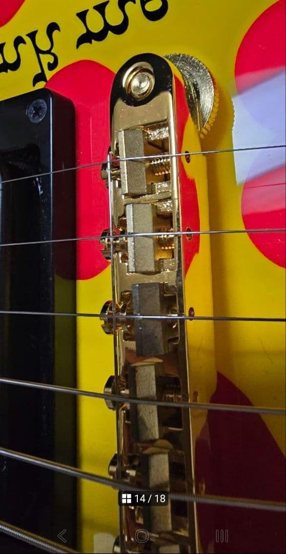 hide ギター イエローハート Burny MG-165HY 未使用に近い - メルカリ