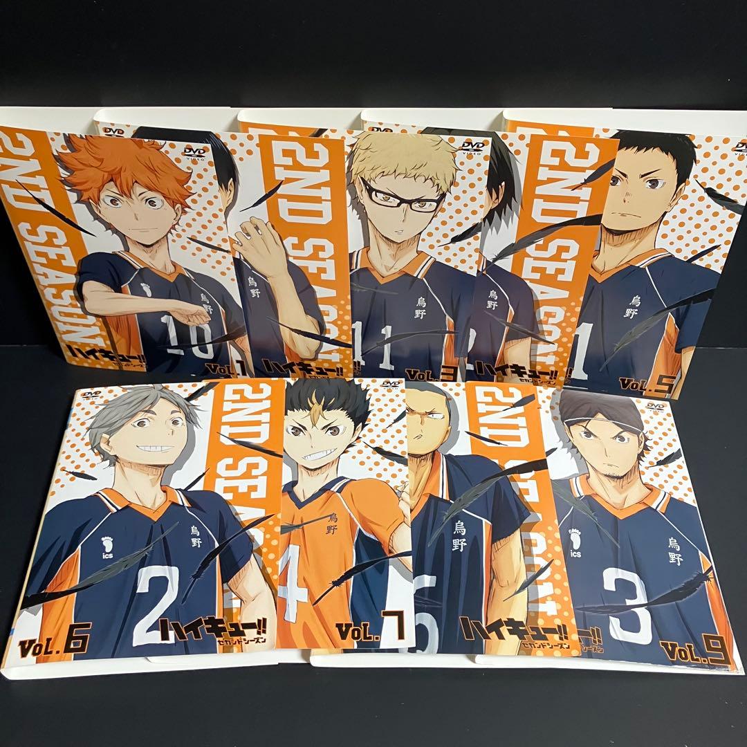 ハイキュー‼︎ 2期 セカンドシーズン レンタルDVD アニメ 全巻セット