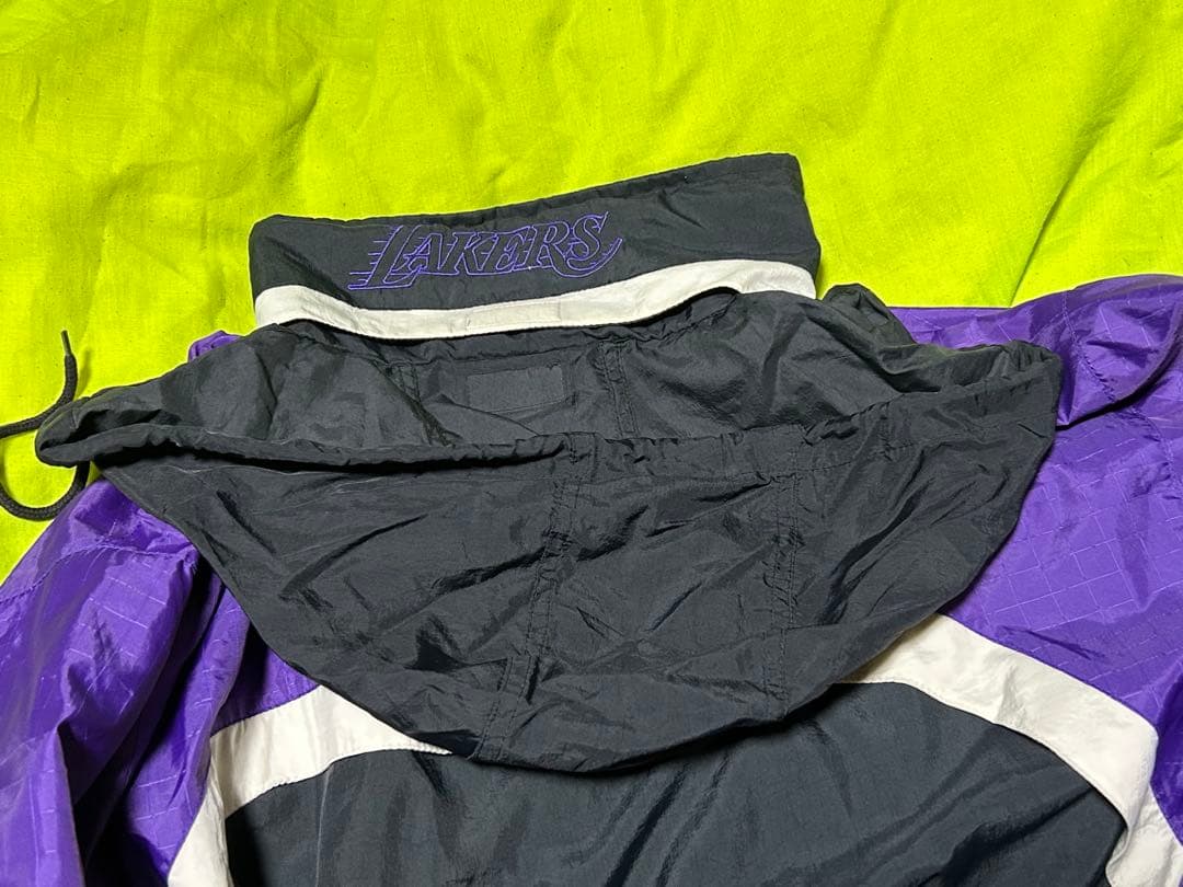 スターター　ロサンゼルス　レイカーズ　ヴィンテージウインドブレーカー　NBA 紫