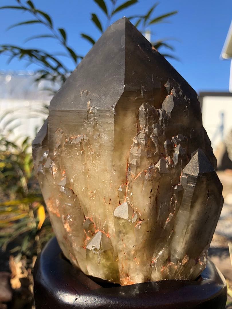 ✳極みの逸品 1.16kg 綺麗　茶トリン　クラスター 天然石