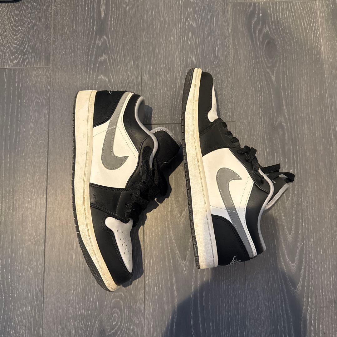 Nike Air Jordan 1 Low ブラック/ホワイト/グレー