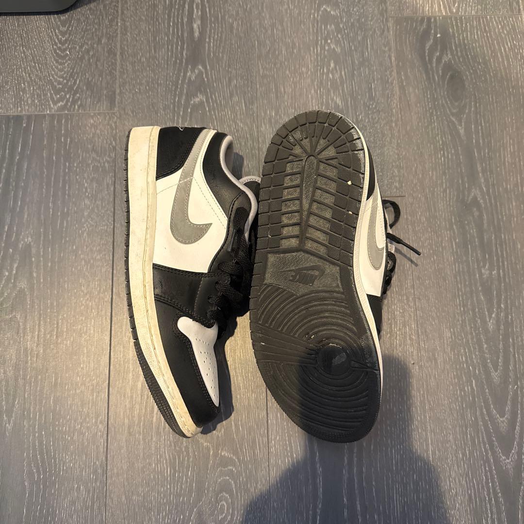 Nike Air Jordan 1 Low ブラック/ホワイト/グレー
