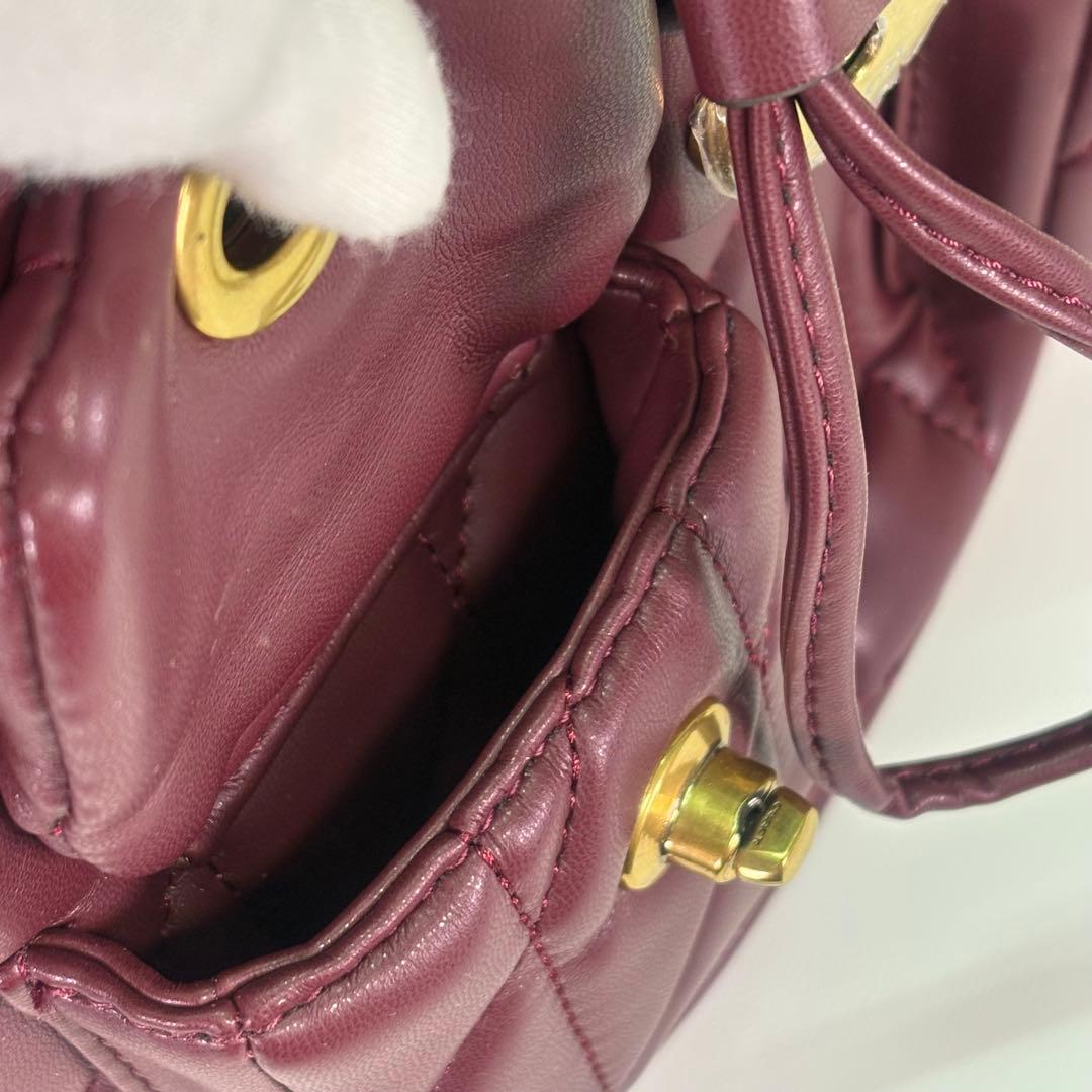 【COACH】 タグ有り タビー バックパック キルティング リュック