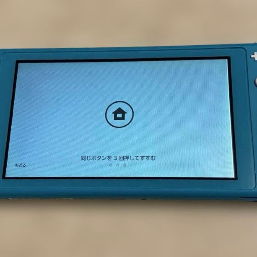 Nintendo Switch Lite ターコイズ 液晶画面 要確認