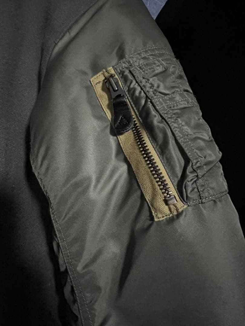 ジャケット・アウター MARKAWARE 23AW VARSITYJACKET WOOL MELTON