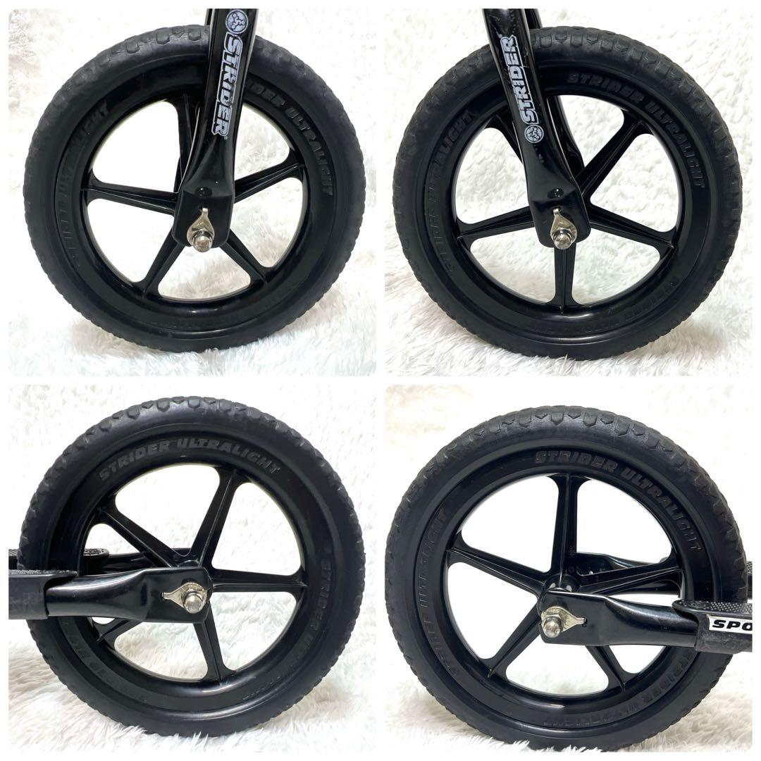 【汎用スタンド付き】ストライダー12インチ SPORT ブラック 日本正規品