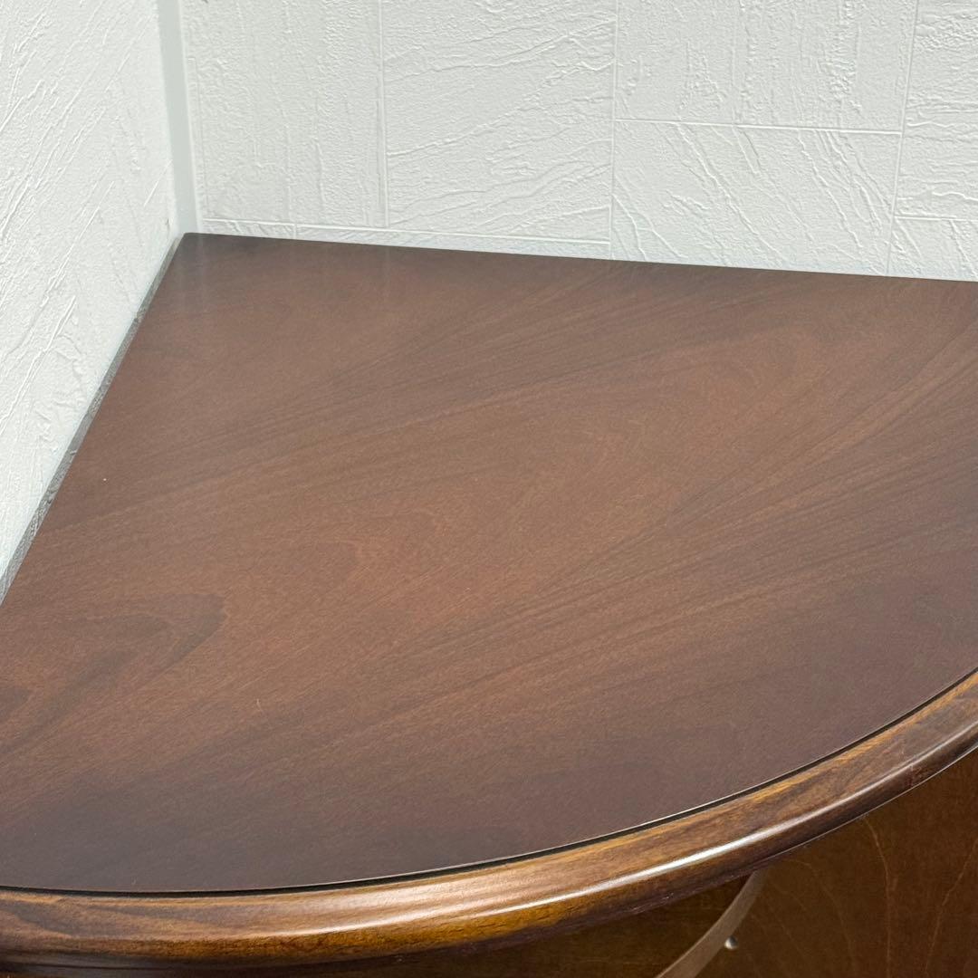 H21K20c カリモク コロニアル ガラスコーナーキャビネット - メルカリ