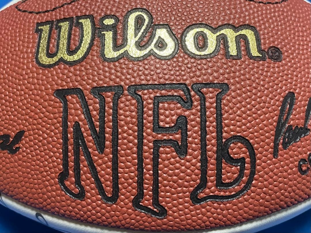 2000年NFLプロボウルロゴ入り直筆サインボール