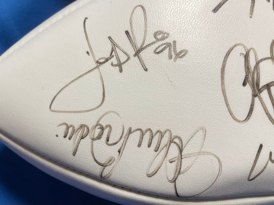 2000年NFLプロボウルロゴ入り直筆サインボール