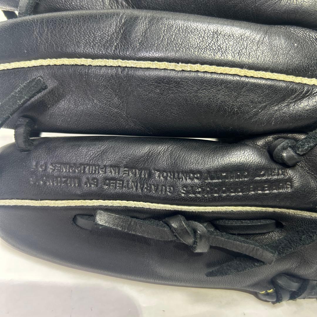 美品 Mizuno セレクト９ 軟式グローブ 黒 内野手用 サイズ9