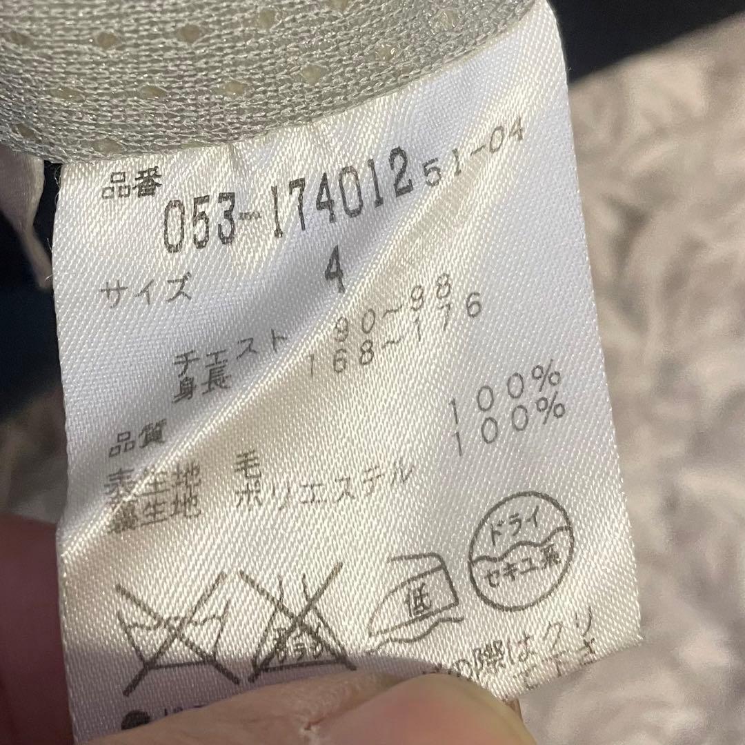 PEARLY GATES　ロゴ刺繍 ハーフジップ ボーダーニット 4