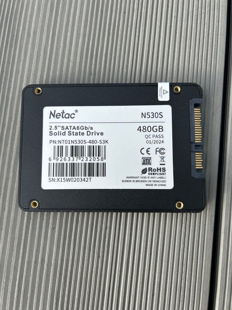 Netac 480GB & SUW EAST 2TB SSDセット