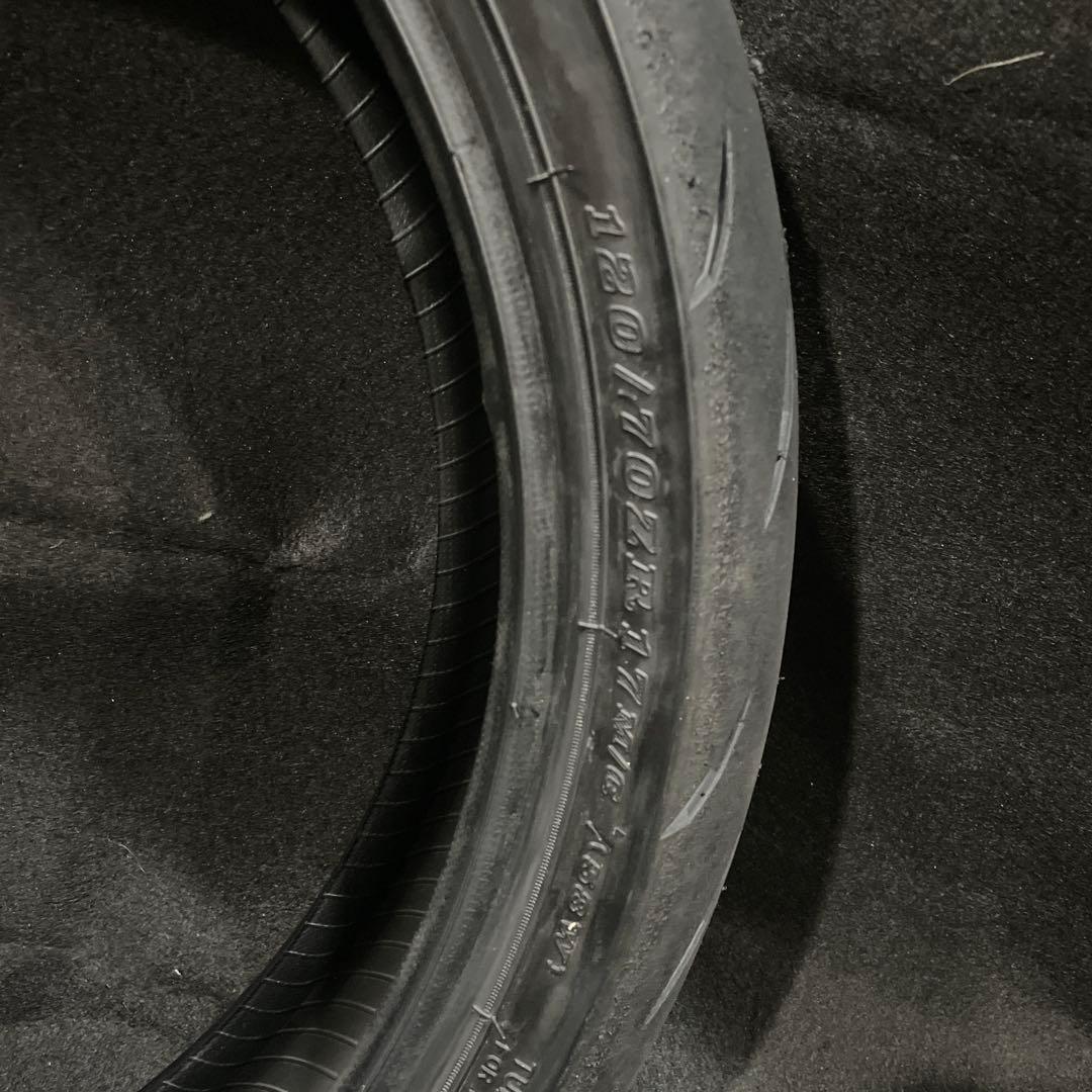 バイク17インチ ダンロップスポーツマックスQ5Ａ120/70/17フロント用2