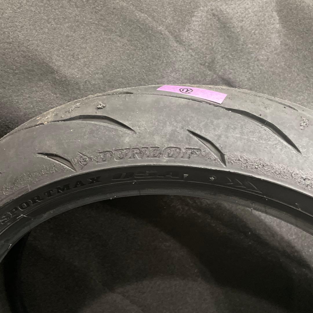 バイク17インチ ダンロップスポーツマックスQ5Ａ120/70/17フロント用2