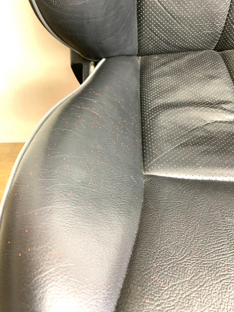 ベンツ 本革シート改 デスクチェア 電動リクライニング ヘッドレスト