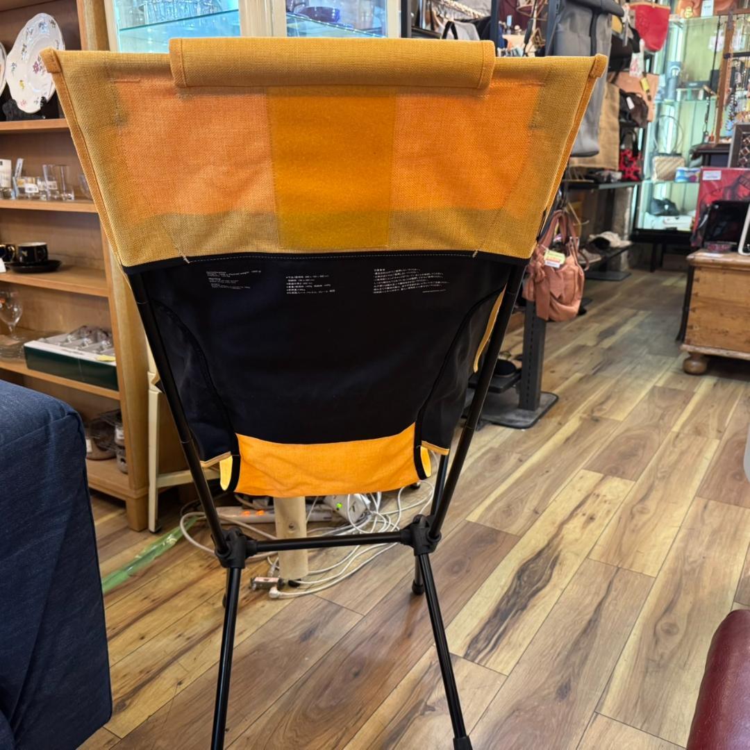 E43◇HELINOX ヘリノックス ビーチチェア イエロー 中古美品