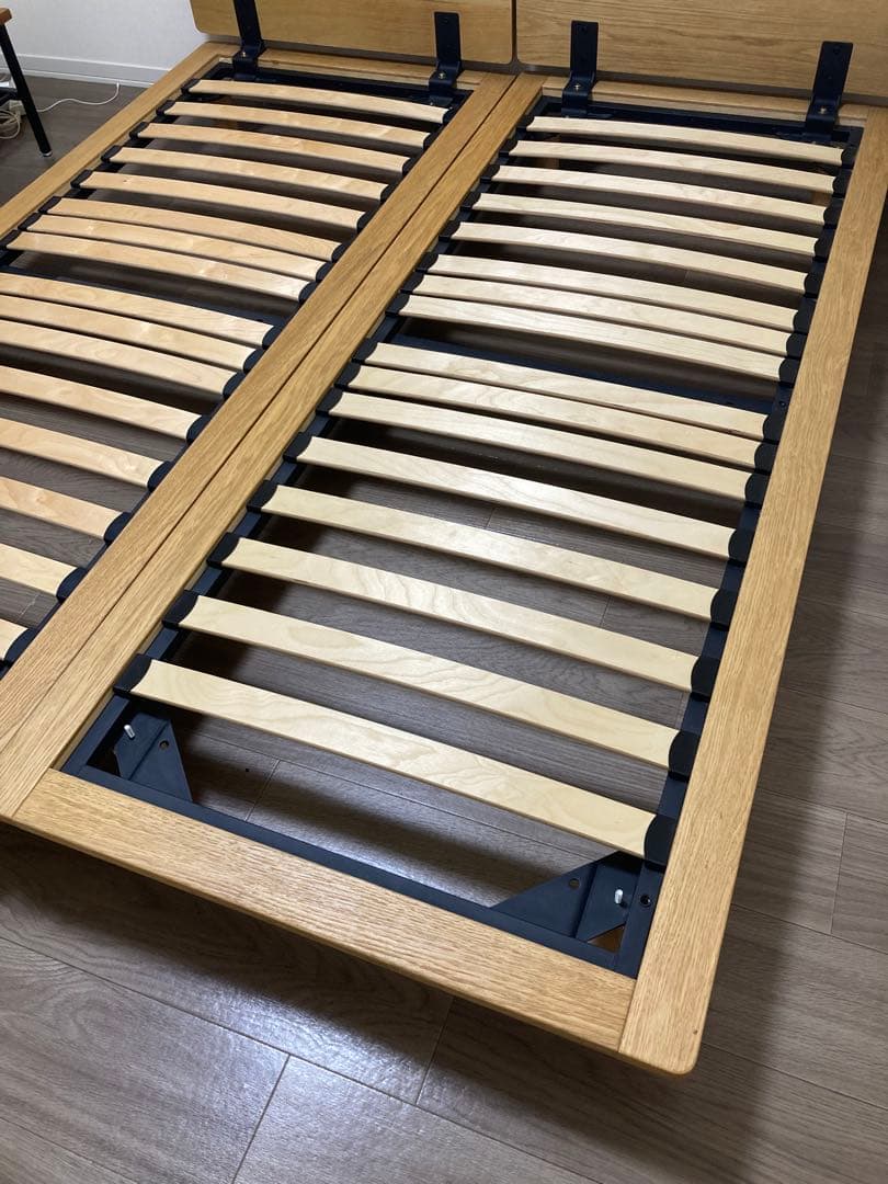 【ゆうき】無印良品　木製すのこベッドフレームセット