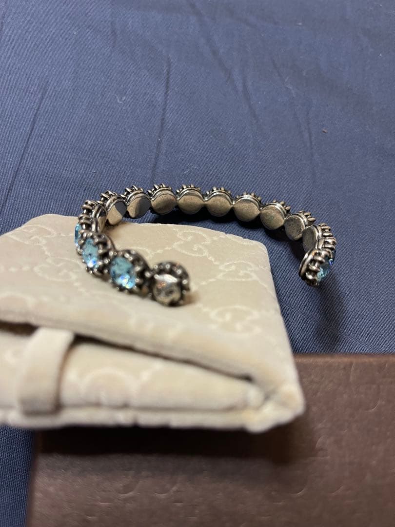 GUCCI グッチ バングル ストーン キャットヘッド