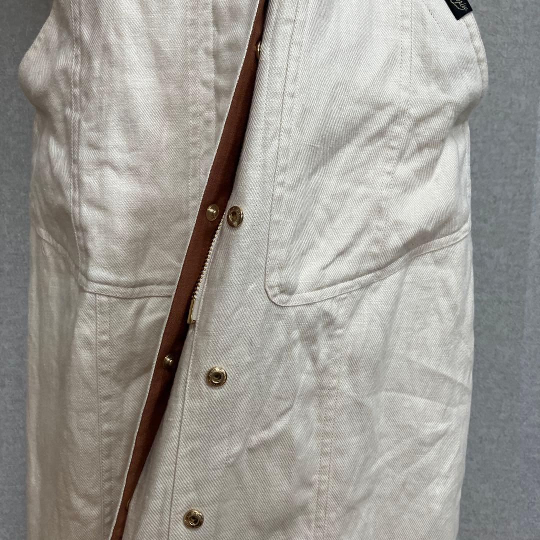 美品　フォトコピュー ジャンパースカート CLAUDE リネン　サロペット