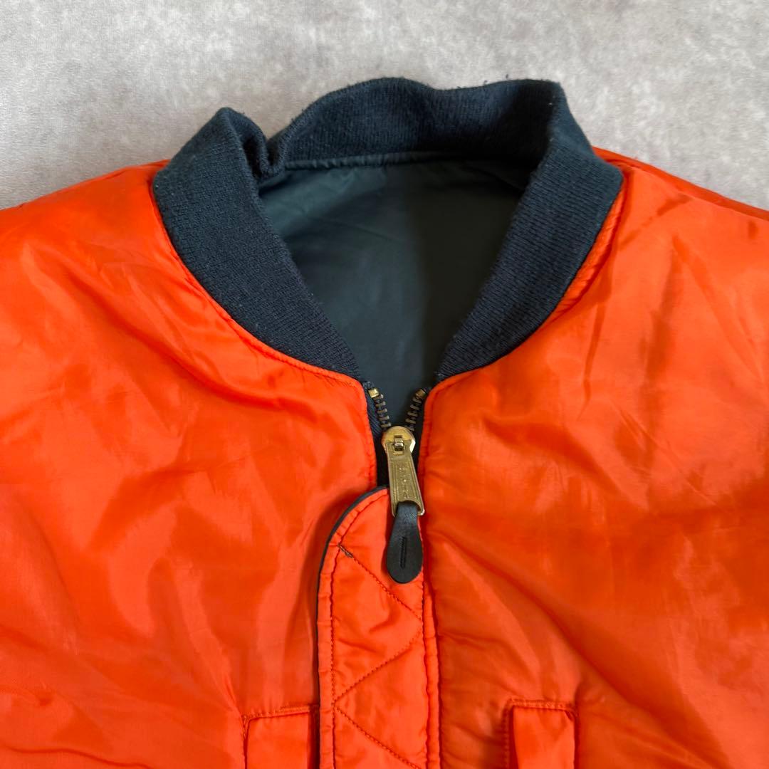 70s アルファ フライトジャケット MA-1 ベスト リバーシブル