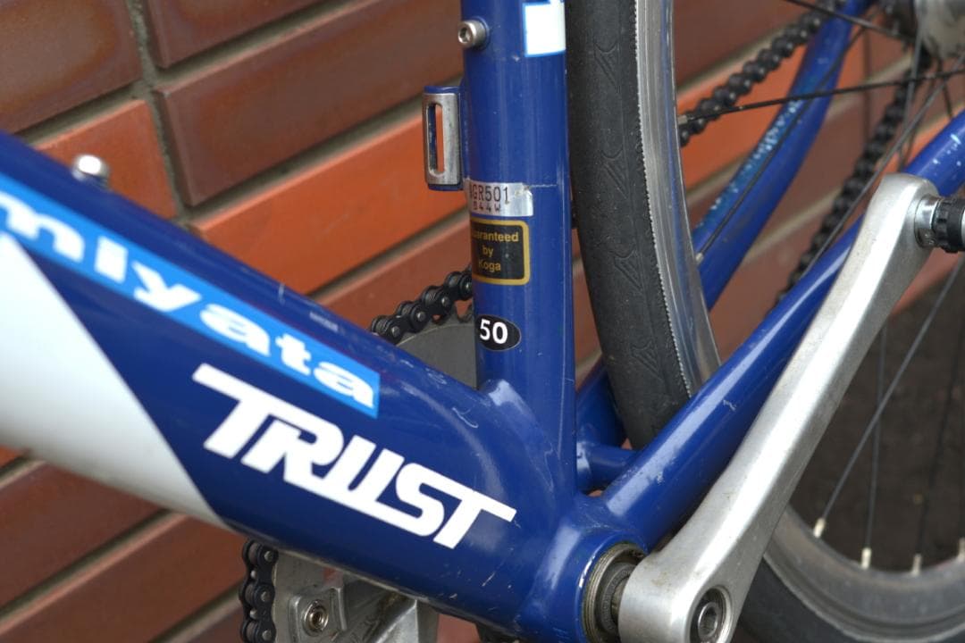 kogaMIYATA GranRacer にピストホイール組上シングルギアロード