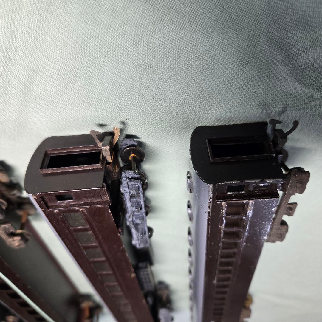 HO金属製客車6両(Aセット)。ジャンク品。