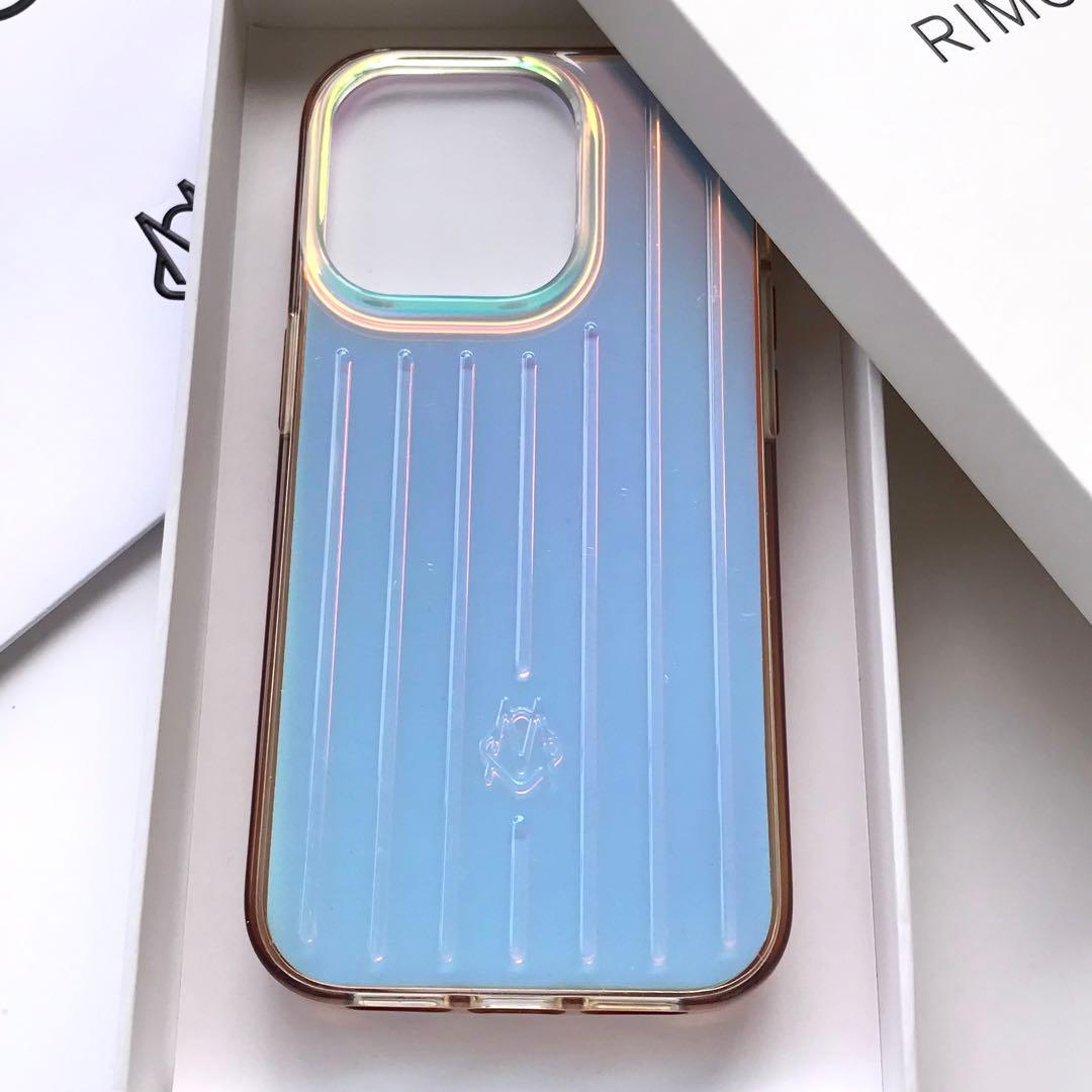 三越購入 RIMOWA iPhone14Pro/13proケース イリディセント