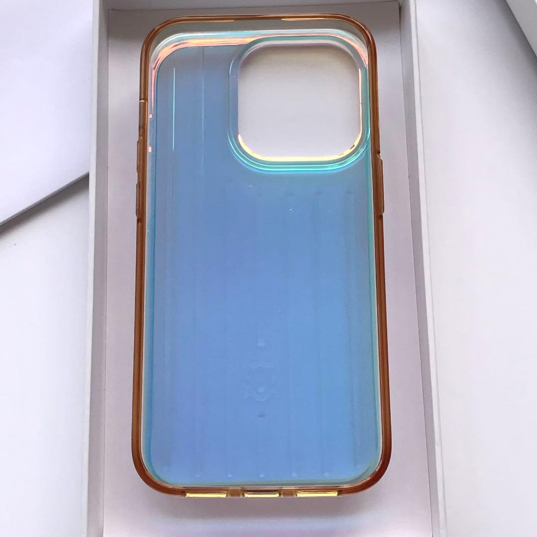 三越購入 RIMOWA iPhone14Pro/13proケース イリディセント