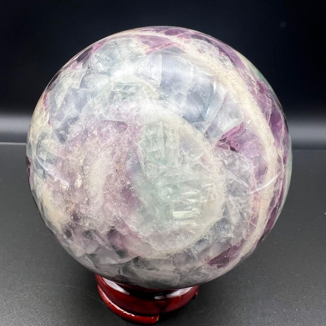 ✨魅惑の色彩✨神秘的な美麗スフィア✨マルチカラーフローライト 丸