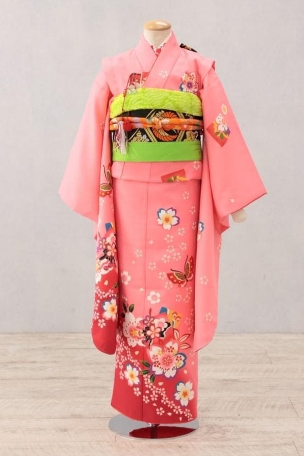 ぶんちえ　7歳七五三セット(ピンク)