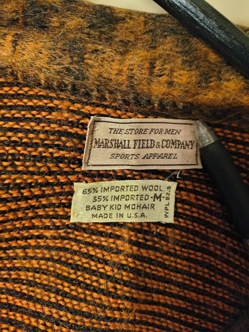 70年代 MARSHALL FIELD&COMPANY モヘア カーディガン