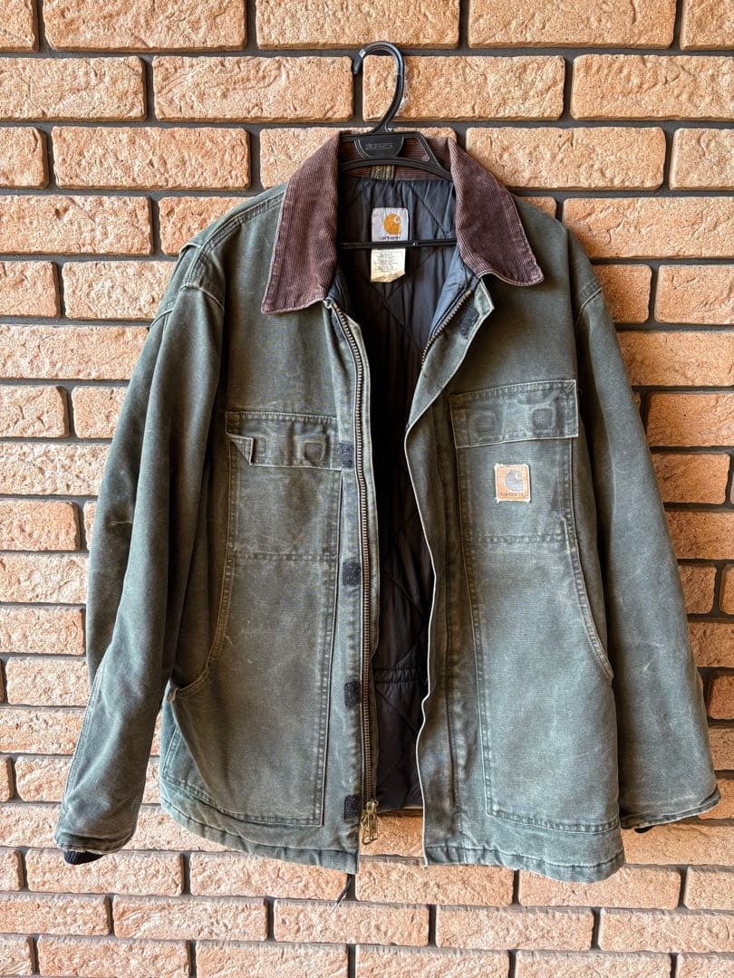 Carhartt traditionalジャケット オリーブグリーン