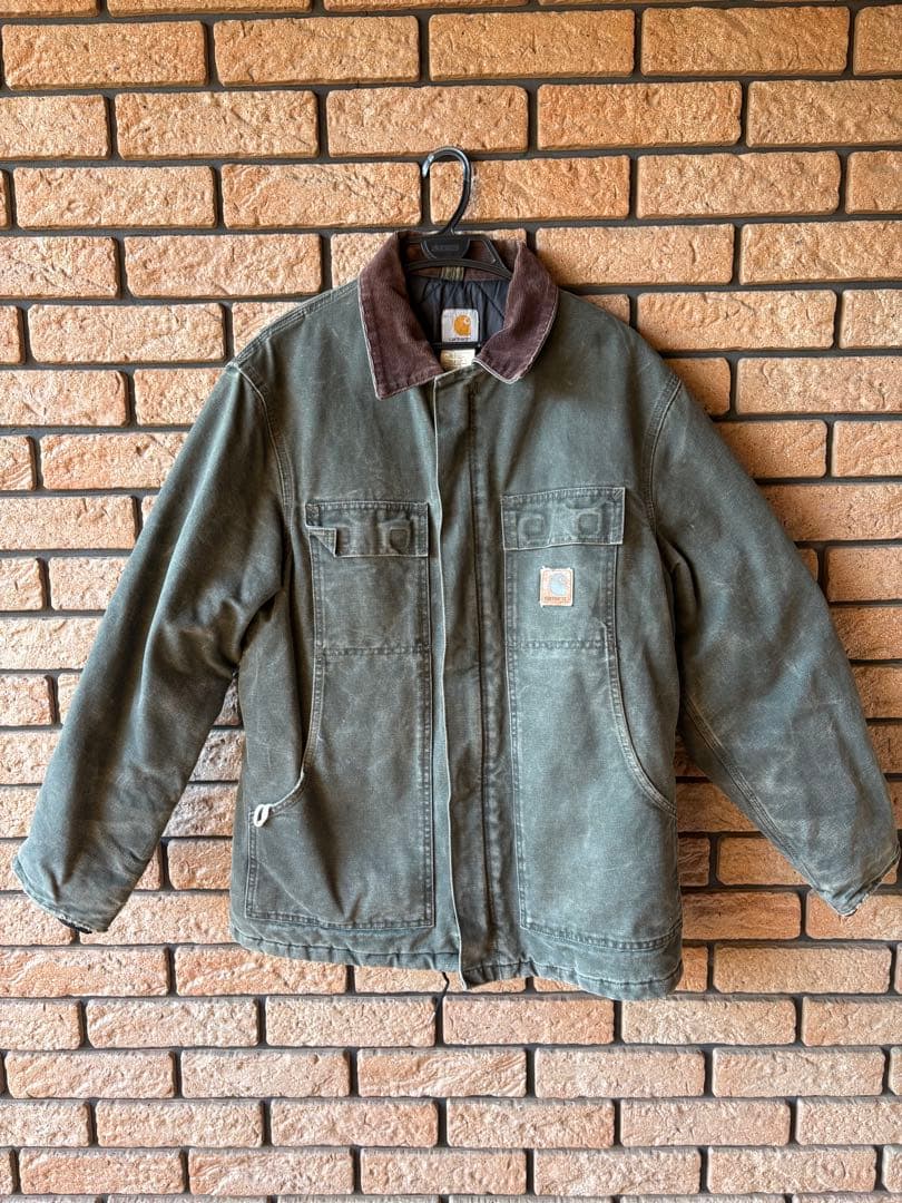 Carhartt traditionalジャケット オリーブグリーン