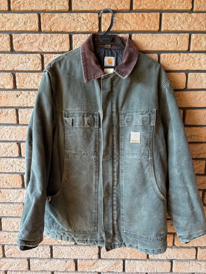Carhartt traditionalジャケット オリーブグリーン