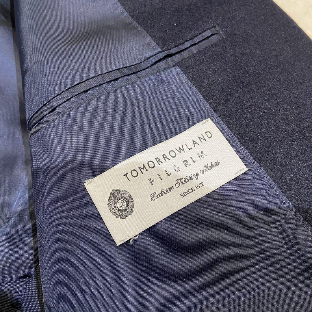 TOMORROWLAND PILGRIM 段返り カシミヤ混 チェスターコート