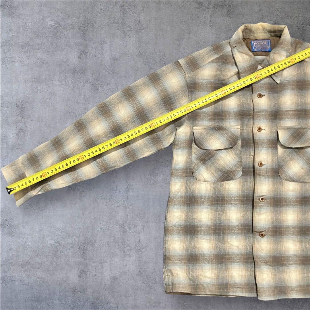 70s Pendleton オンブレ USA M マスタード系 ボードシャツ - メルカリ