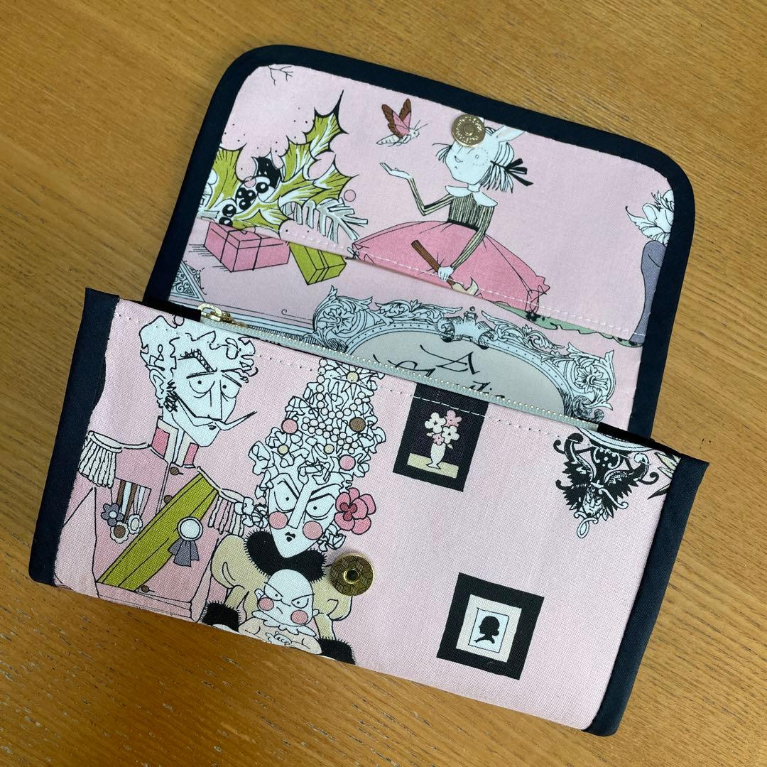 ラスト 長財布 やりくり財布 ハンドメイド 激レア生地 アレキサンダー