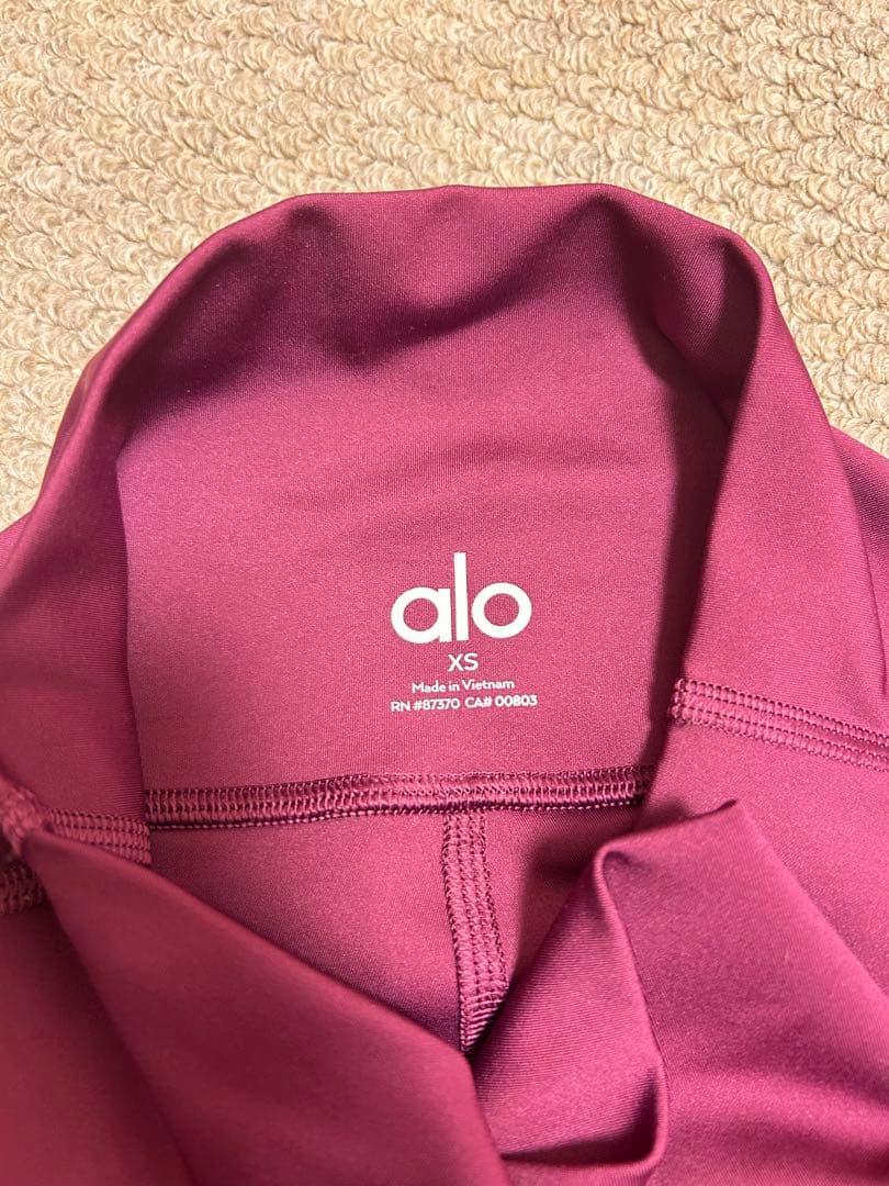 【Ruru99】alo yoga 7/8 丈ハイウエスト レギンスXS