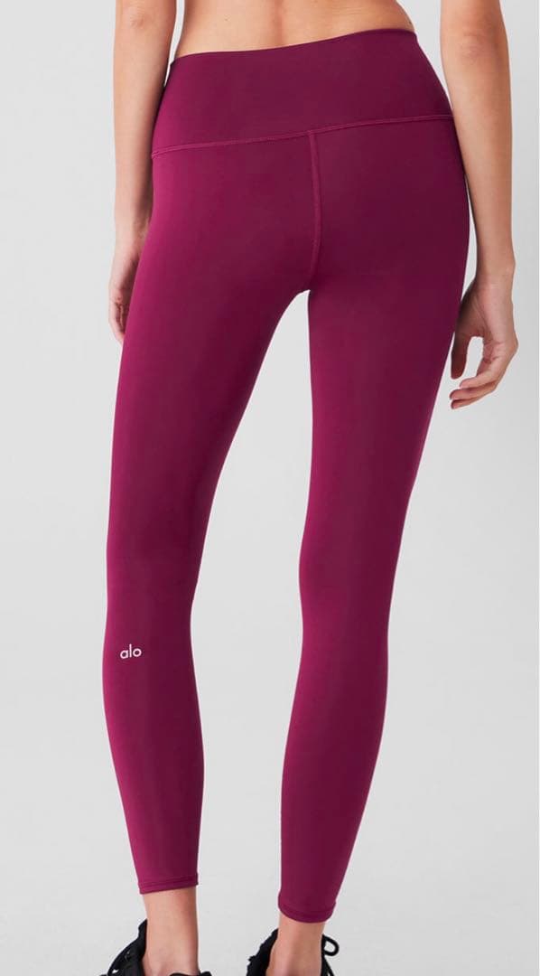 【Ruru99】alo yoga 7/8 丈ハイウエスト レギンスXS