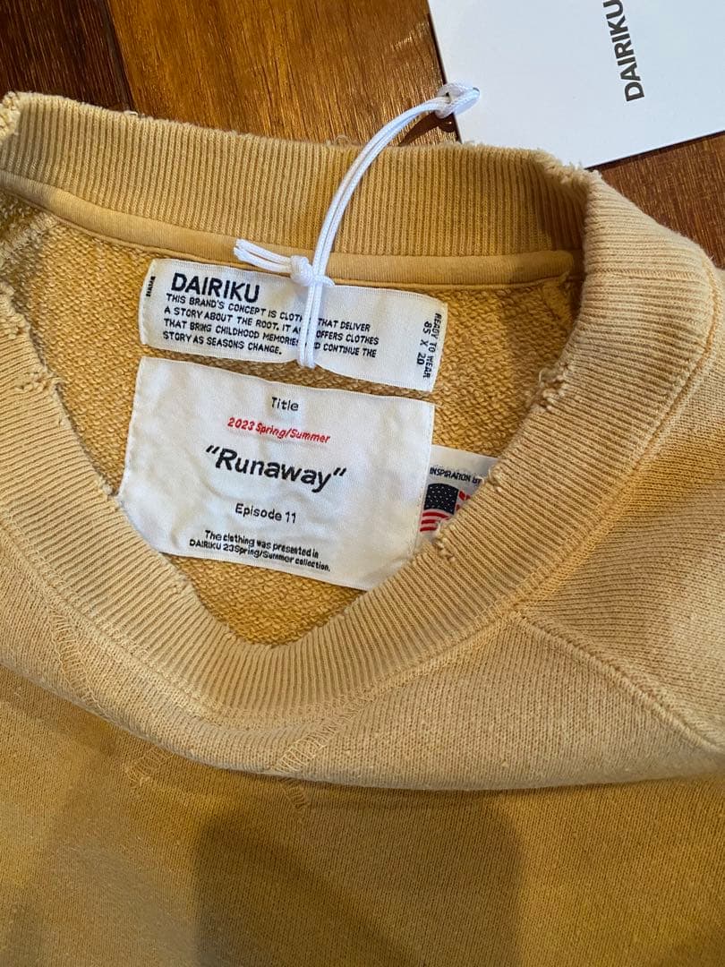 アンダーカバー/25AWスウェット名作復刻/SIZE 4/ビッグシルエット/新品