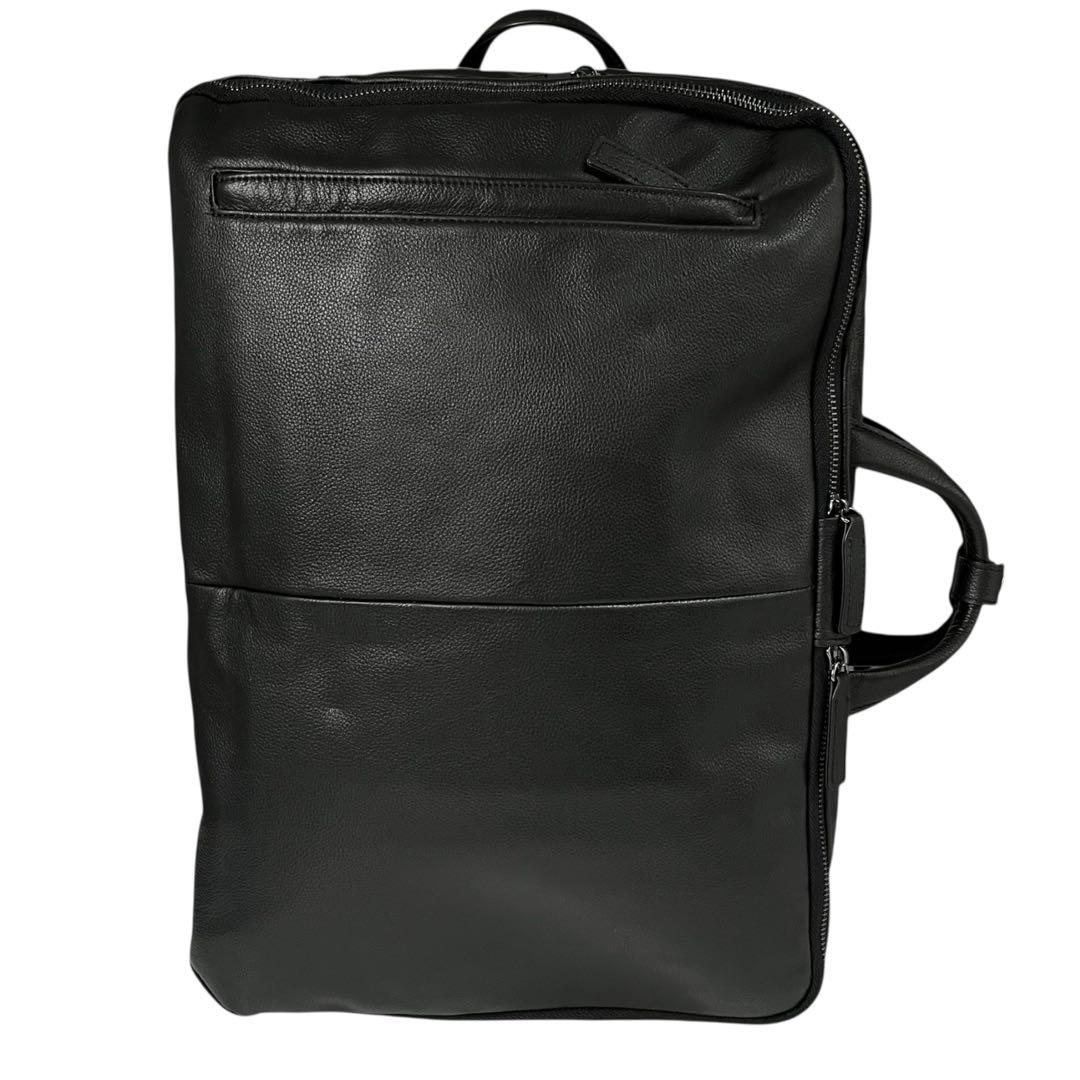 美品◎フライングホース　リュック　ショルダーバッグ　レザー　黒　3way