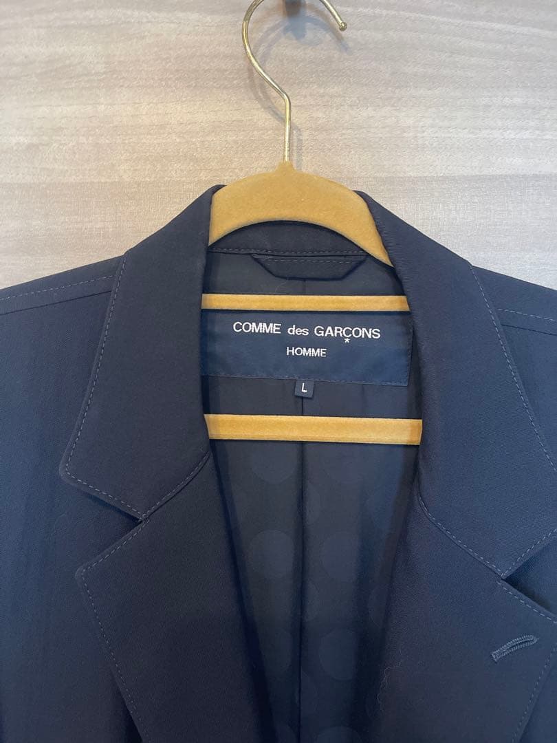 コムデギャルソンオム コート ネイビー