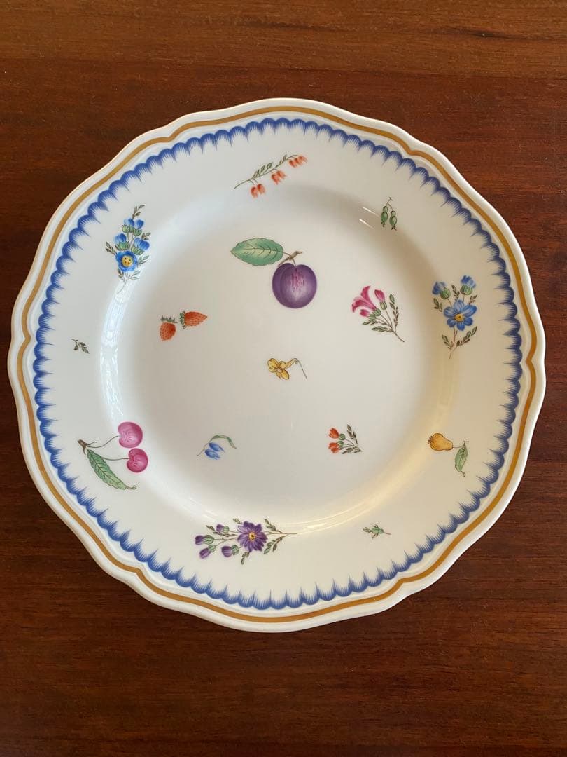 リチャードジノリ　フルーツ柄 24cmプレート　 2枚セット