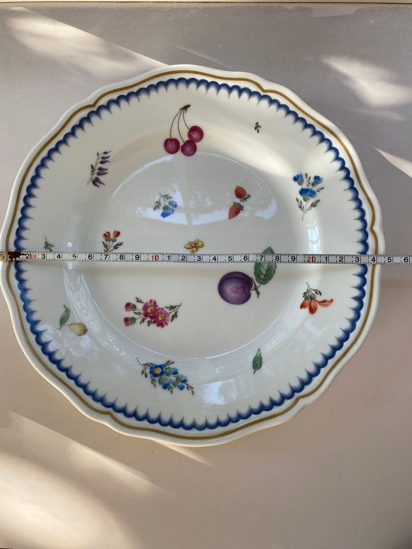 リチャードジノリ　フルーツ柄 24cmプレート　 2枚セット