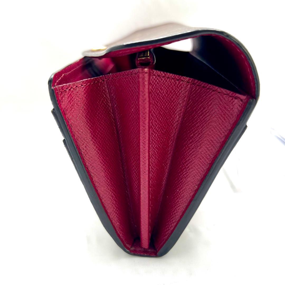 【美品】 ルイヴィトン モノグラム 新型ポルトフォイユサラ フューシャ