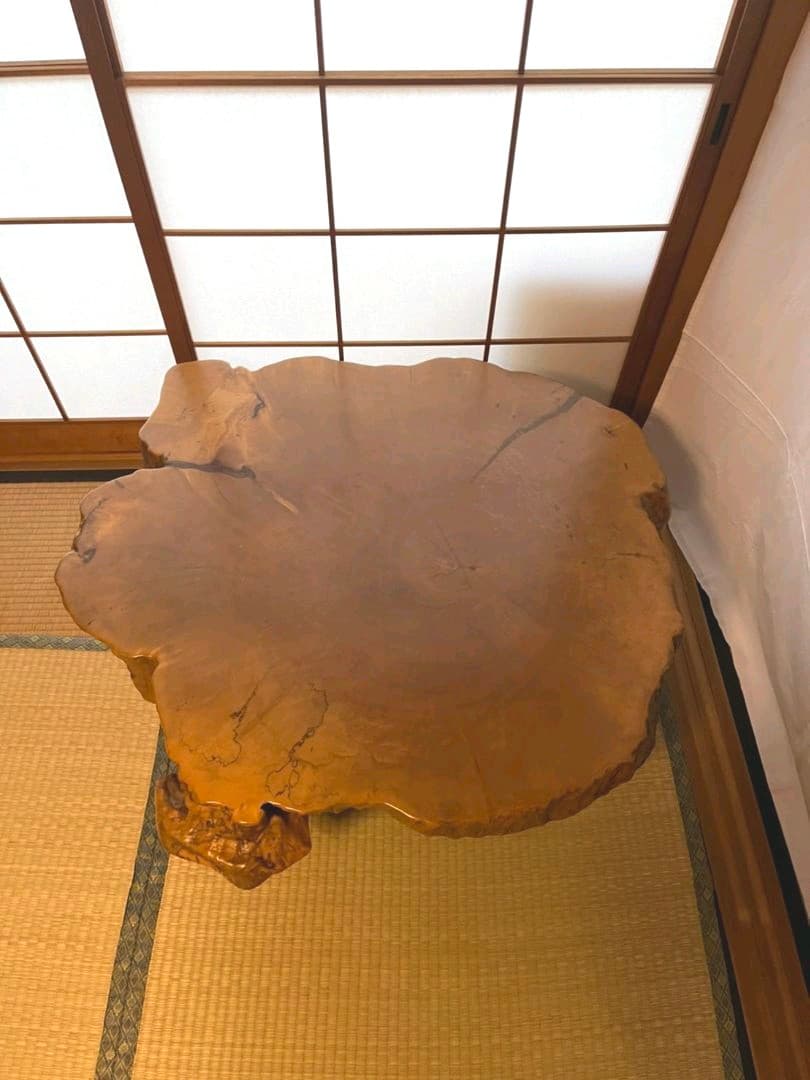 ☆送料込み☆ 一枚板　ちゃぶ台