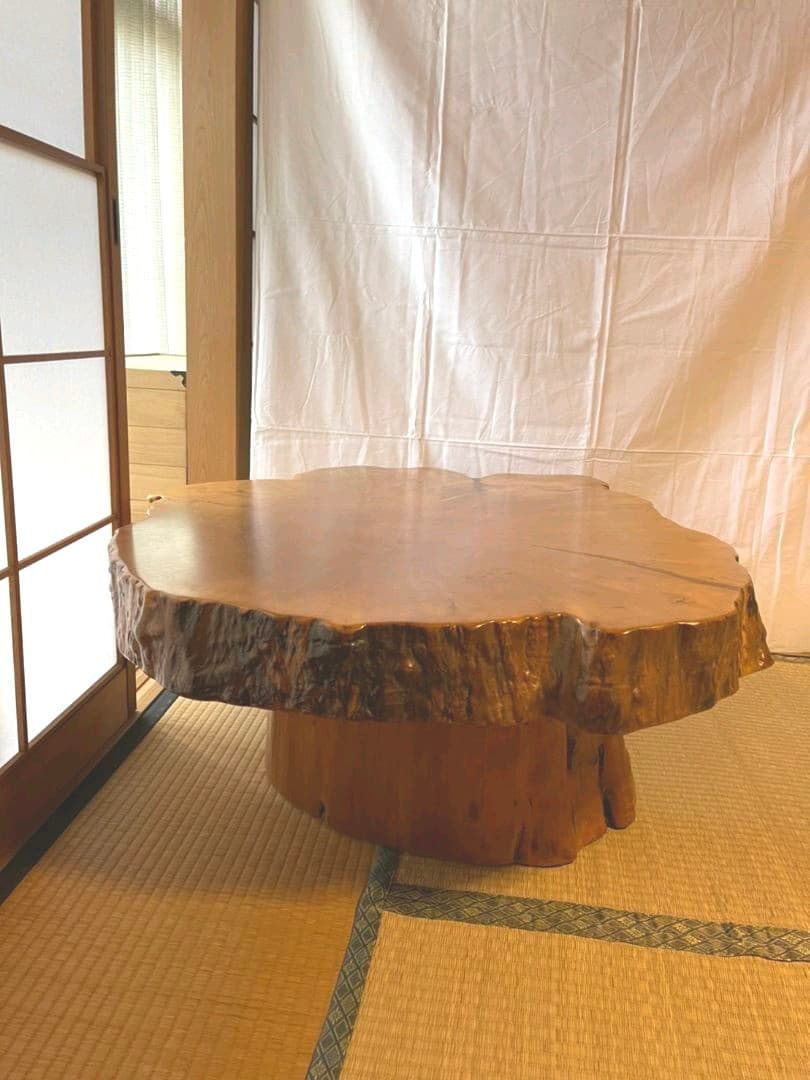 ☆送料込み☆ 一枚板　ちゃぶ台