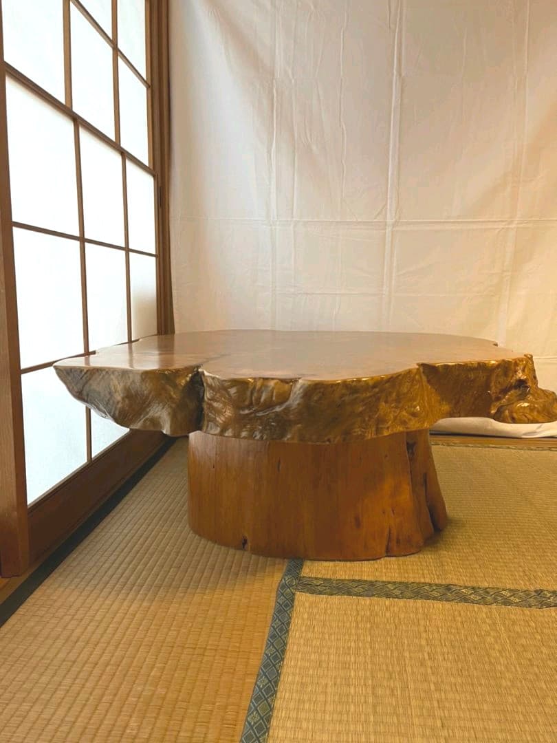 ☆送料込み☆ 一枚板　ちゃぶ台